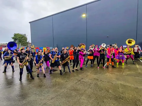 Chaotic Combined with Another Band at Honk Fest West