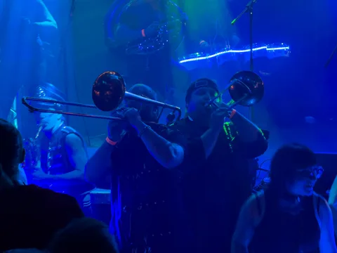 Chaotic at Nectar in Fremont for a Big Brass Extravaganza event